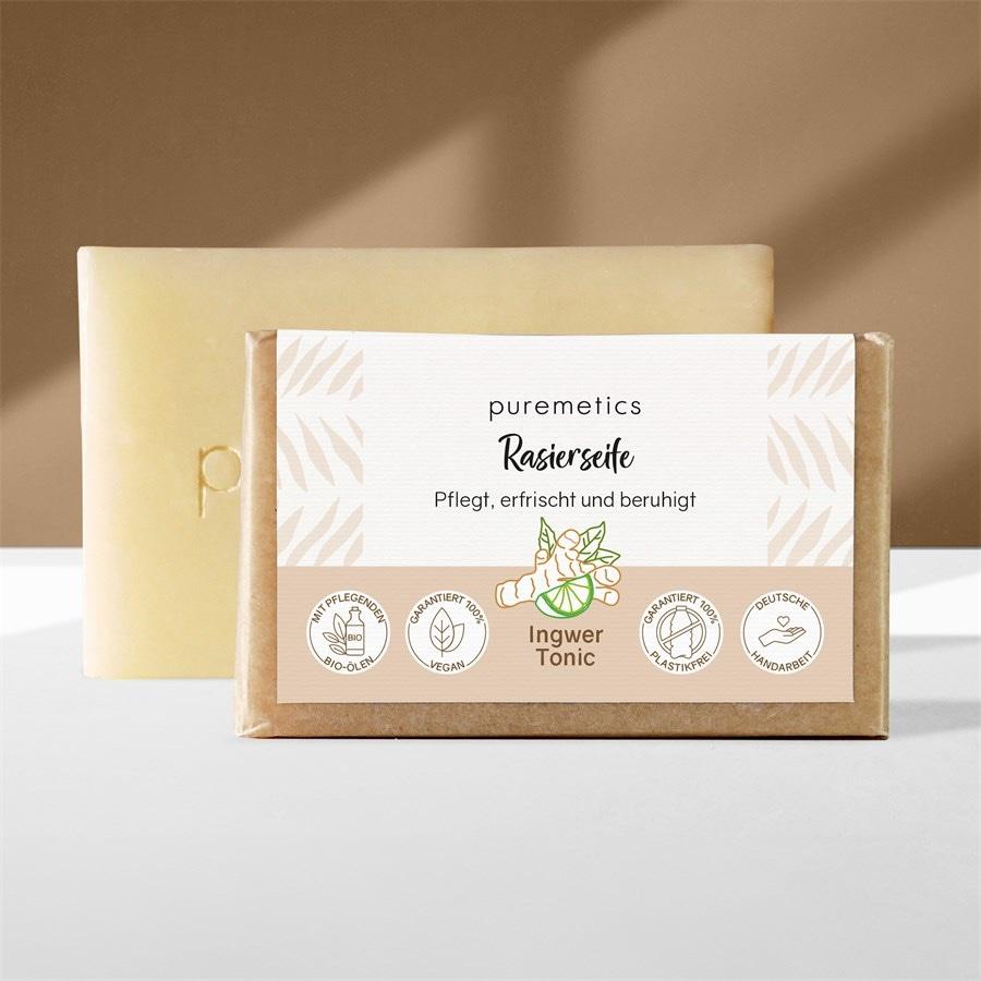 Natur-Seifen Rasierseife Ingwer Tonic Von Puremetics