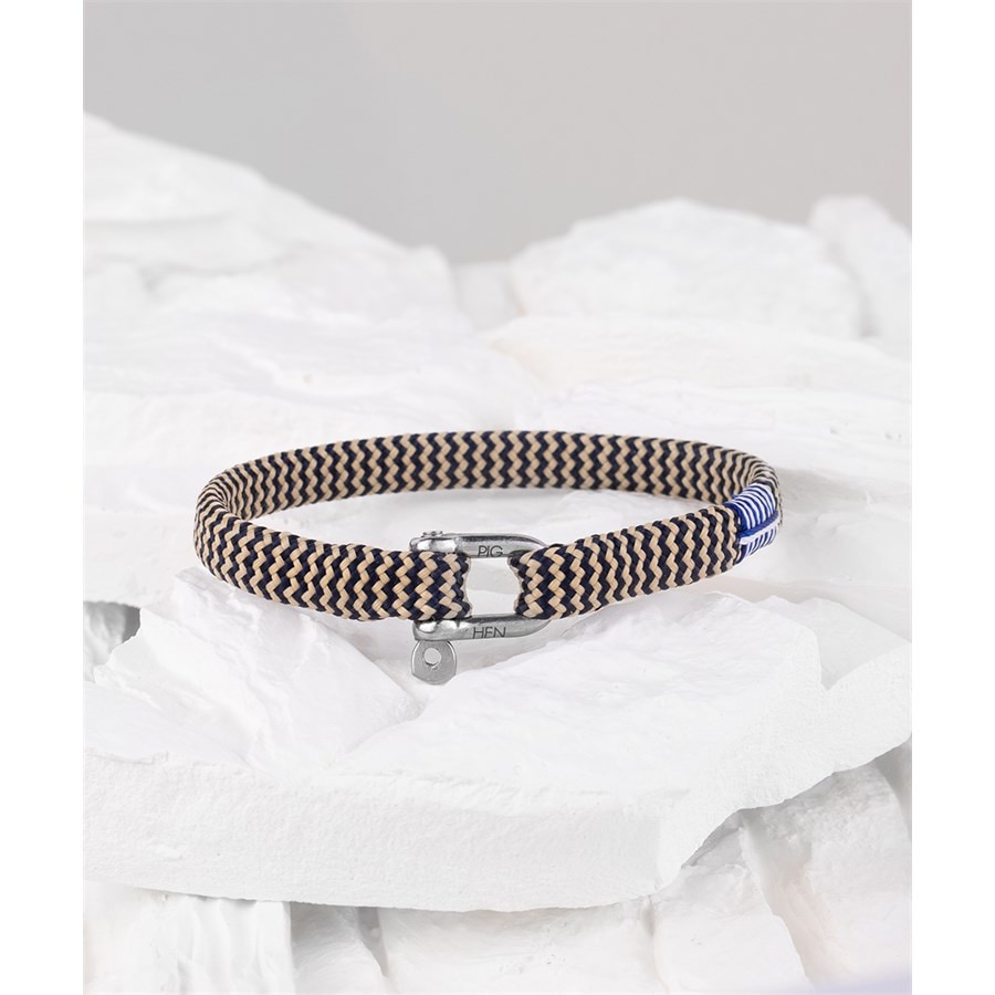 Nautische Armbänder Vicious Vik Navy-Sand