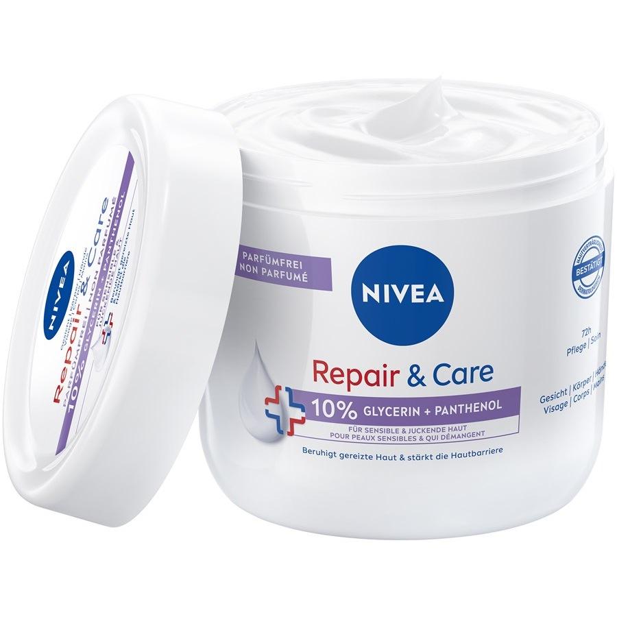 NIVEA Pflegecreme Repair & Care Sensitive 10% Glycerin + Panthenol