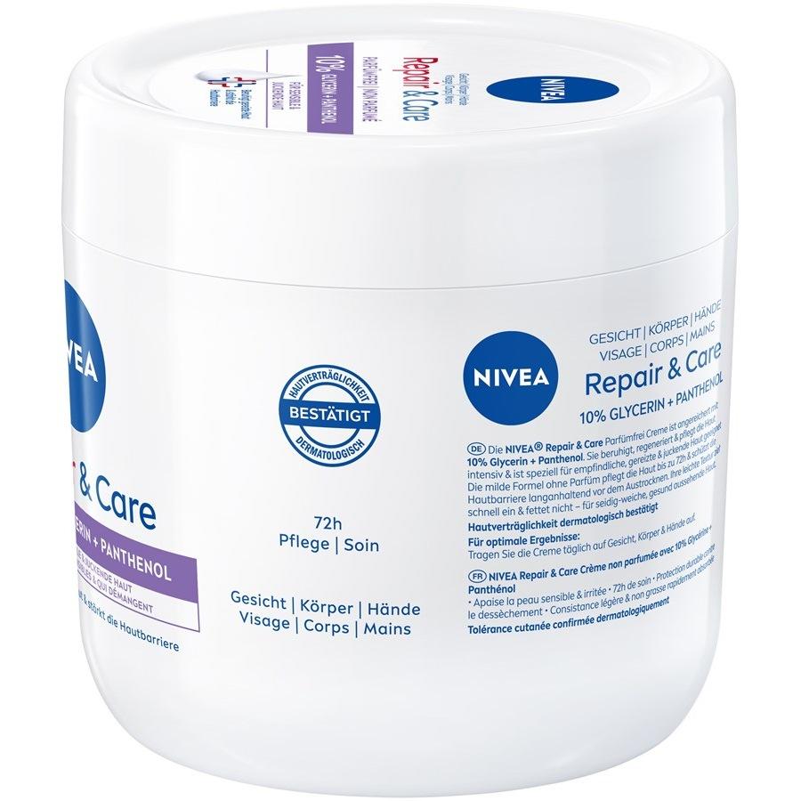 NIVEA Pflegecreme Repair & Care Sensitive 10% Glycerin + Panthenol