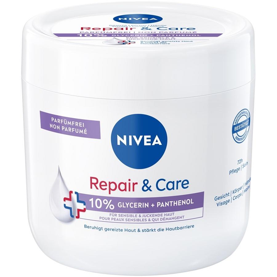 NIVEA Pflegecreme Repair & Care Sensitive 10% Glycerin + Panthenol