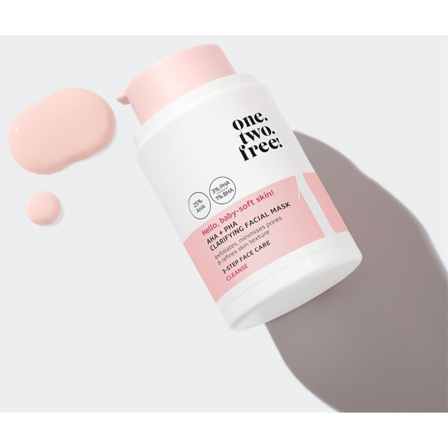 One.two.free AHA + PHA Clarifying Facial Mask