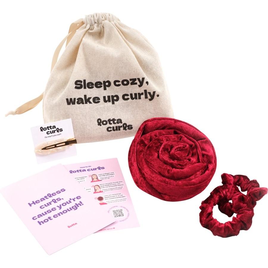 Original Velvet Lockenband Bordeaux Red von Lotta Curls ❤️ Online kaufen