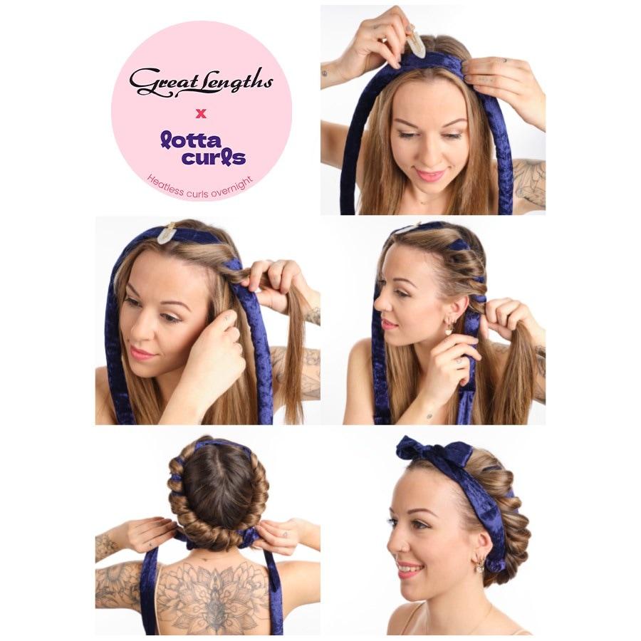 Original Velvet Lockenband Shiny Beige Von Lotta Curls ❤️ Online Kaufen