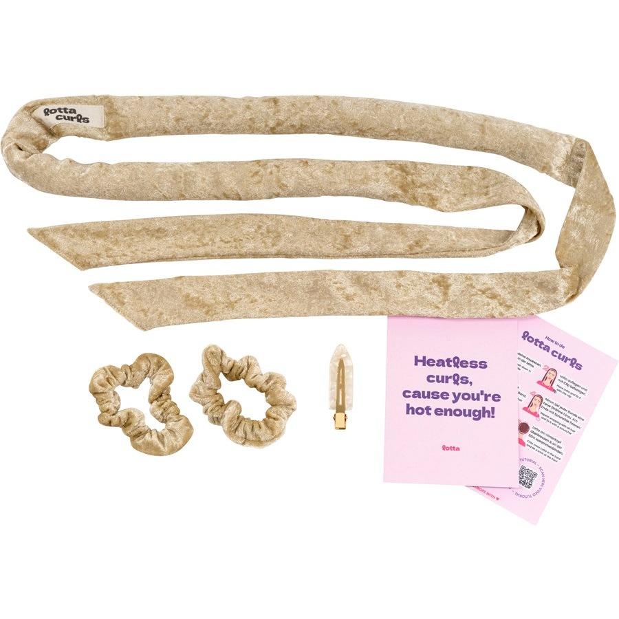 Original Velvet Lockenband Shiny Beige von Lotta Curls ❤️ Online kaufen