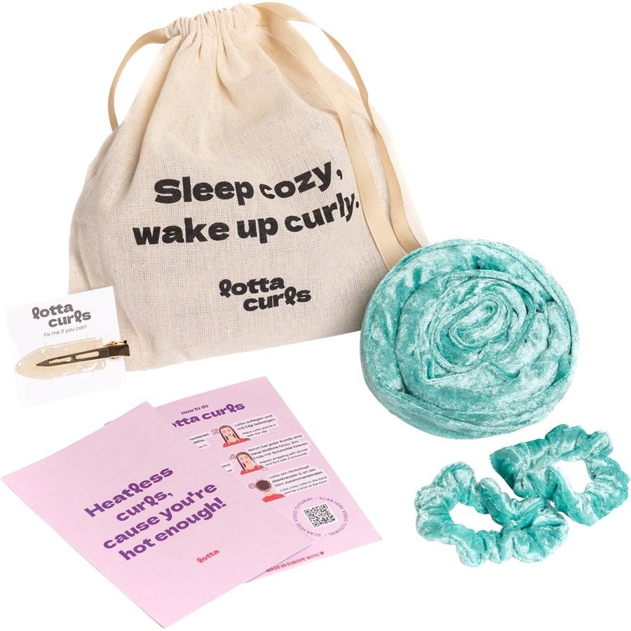 Original Velvet Lockenband Turquoise von Lotta Curls