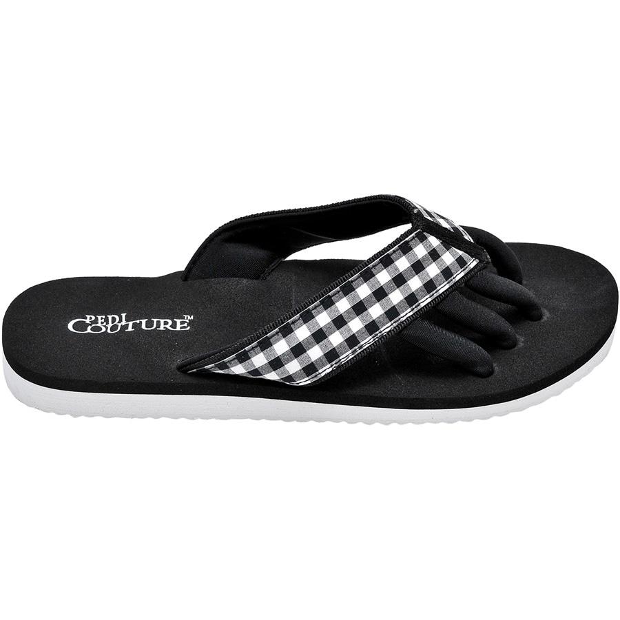 Pediküre Sandalen Gingham Print Von Pedi Couture