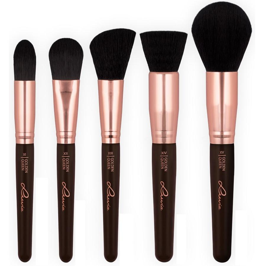 Pinselset Golden Queen Set Rose Gold Von Luvia Cosmetics