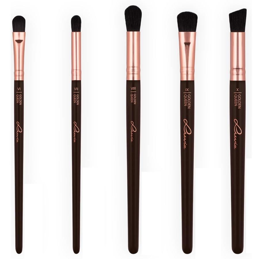 Pinselset Golden Queen Set Rose Gold Von Luvia Cosmetics