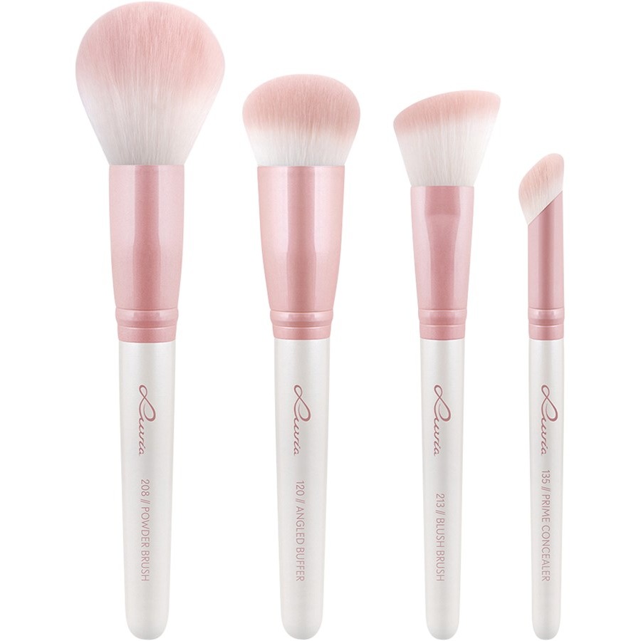 Pinselset Prime Vegan Candy Flawless Face Set von Luvia Cosmetics