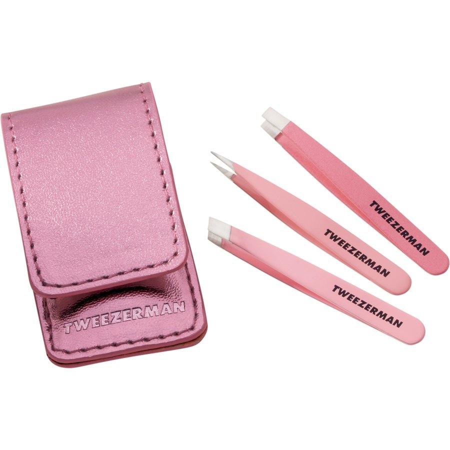 Pinzetten Micro Mini Tweezer Set Pink von Tweezerman