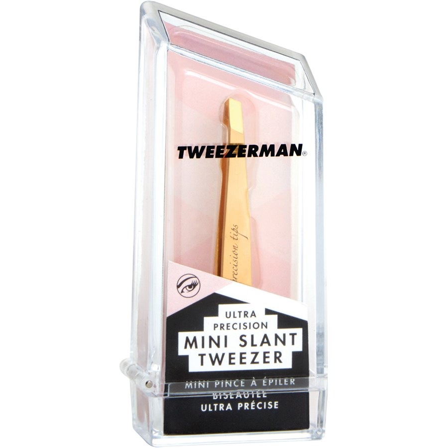 Pinzetten Schräge Mini Pinzette Gold Von Tweezerman