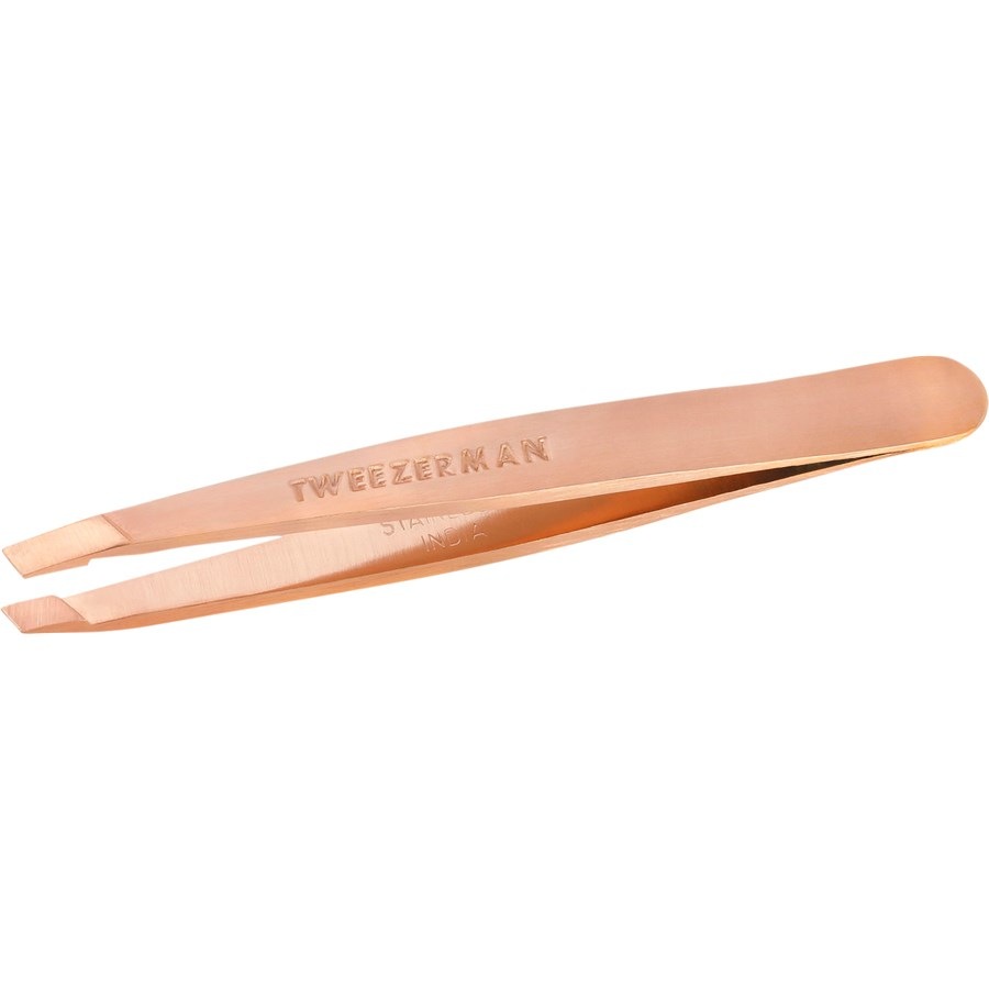 Pinzetten Schräge Mini Pinzette Rose Gold von Tweezerman
