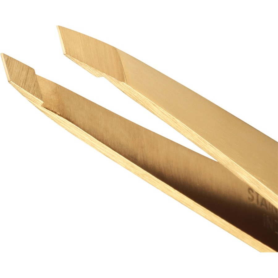 Pinzetten Schräge Pinzette Gold Von Tweezerman
