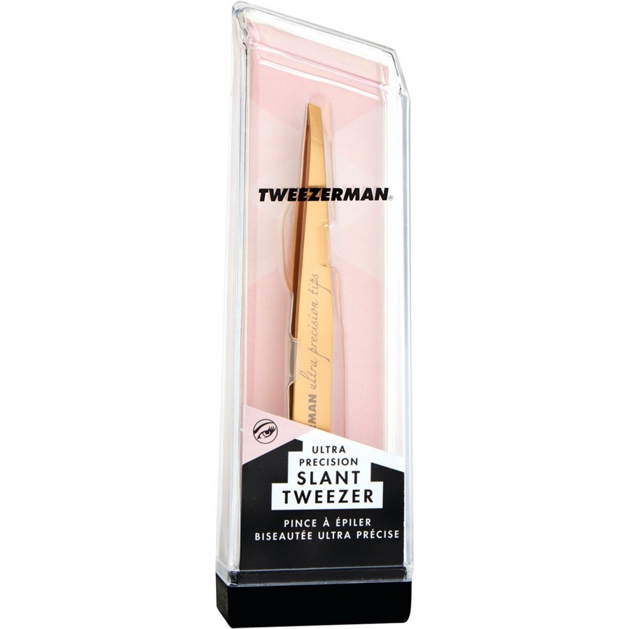 Pinzetten Schräge Pinzette Gold Von Tweezerman