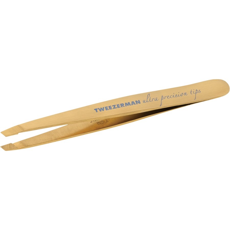 Pinzetten Schräge Pinzette Gold von Tweezerman