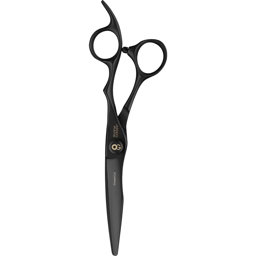 PowerCut Haarschneideschere 6 25" RH mattes Schwarz von Olivia Garden