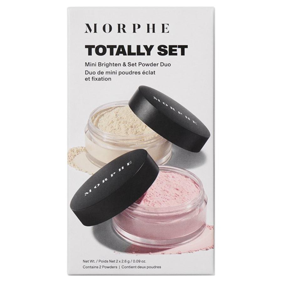 Puder Totally Set Mini Brighten & Set Powder Duo von Morphe