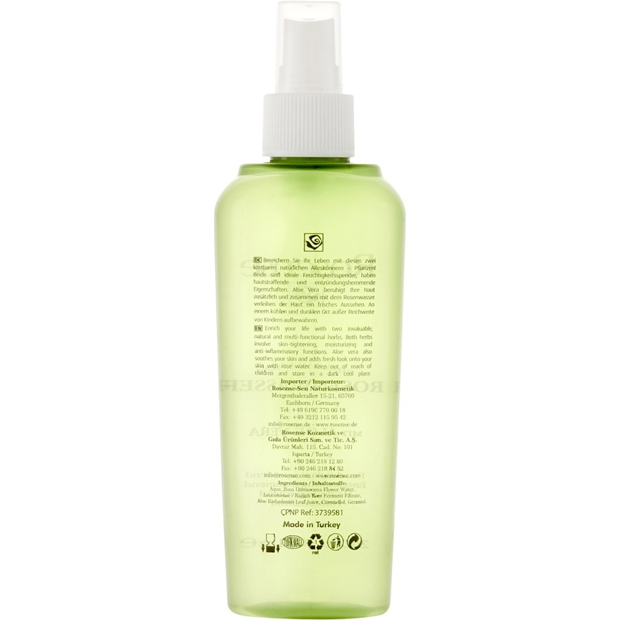 Rosense Rosenwasser Mit Aloe Vera