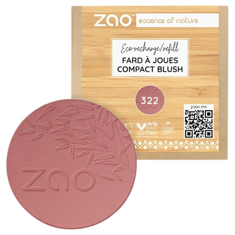 Rouge & Highlighter Refill Compact Blush von zao