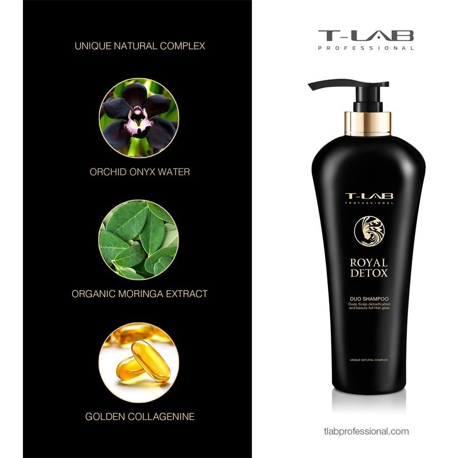 Royal Detox Duo Shampoo Von T-LAB Professional