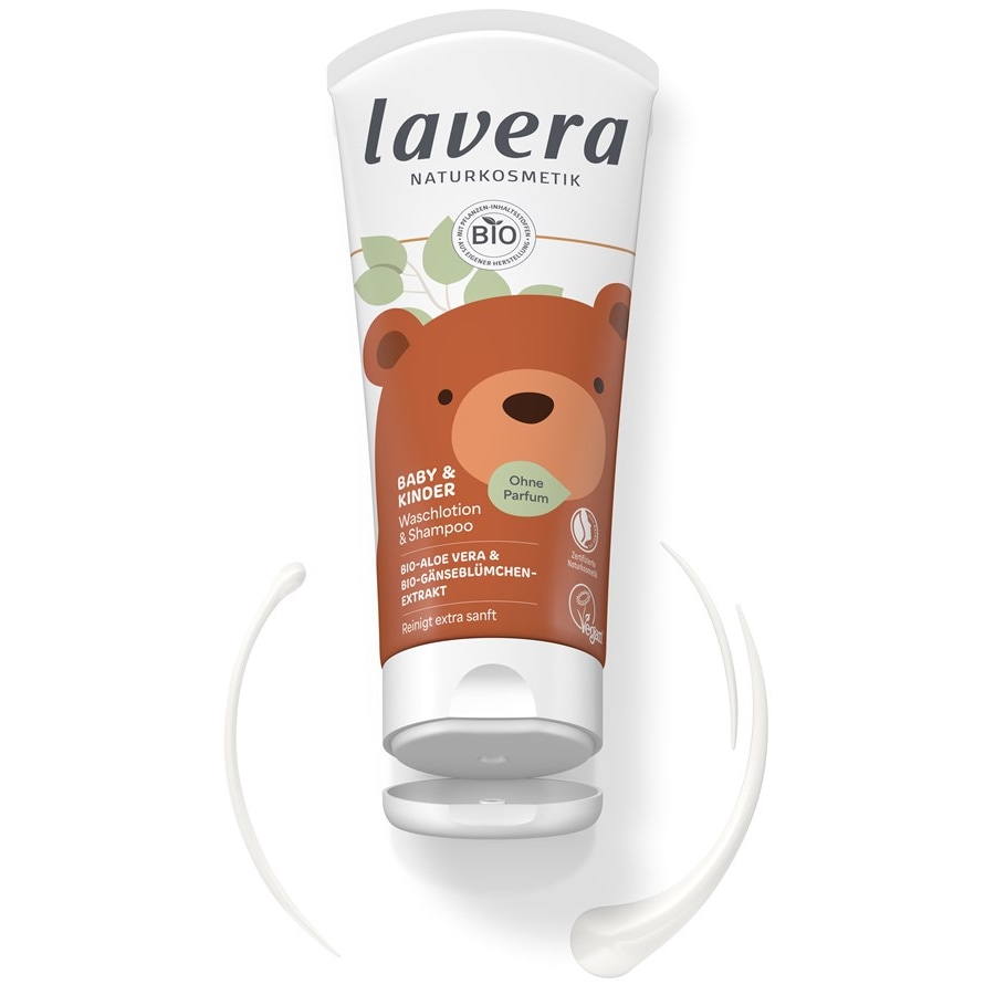 Sanfte Hautpflege Waschlotion & Shampoo Von Lavera