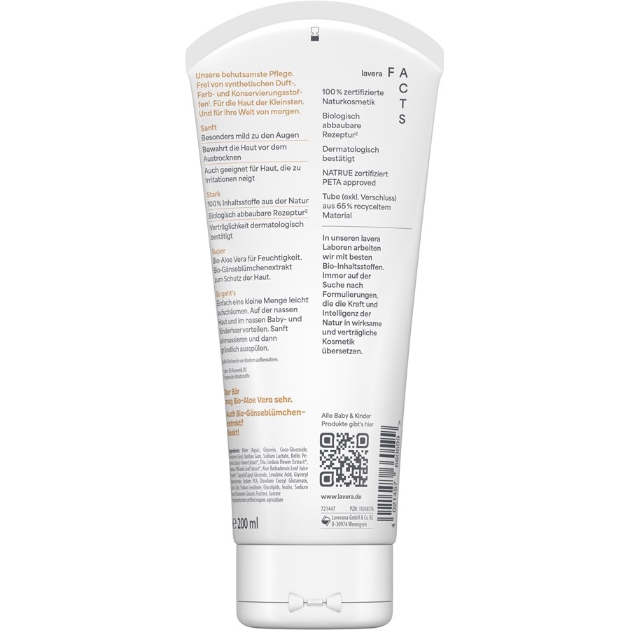 Sanfte Hautpflege Waschlotion & Shampoo Von Lavera