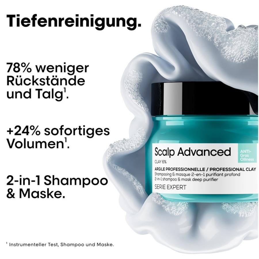 Serie Expert Scalp Advanced Anti-Oiliness 2in1 Deep Purifier Clay Von L’Oréal Professionnel Paris