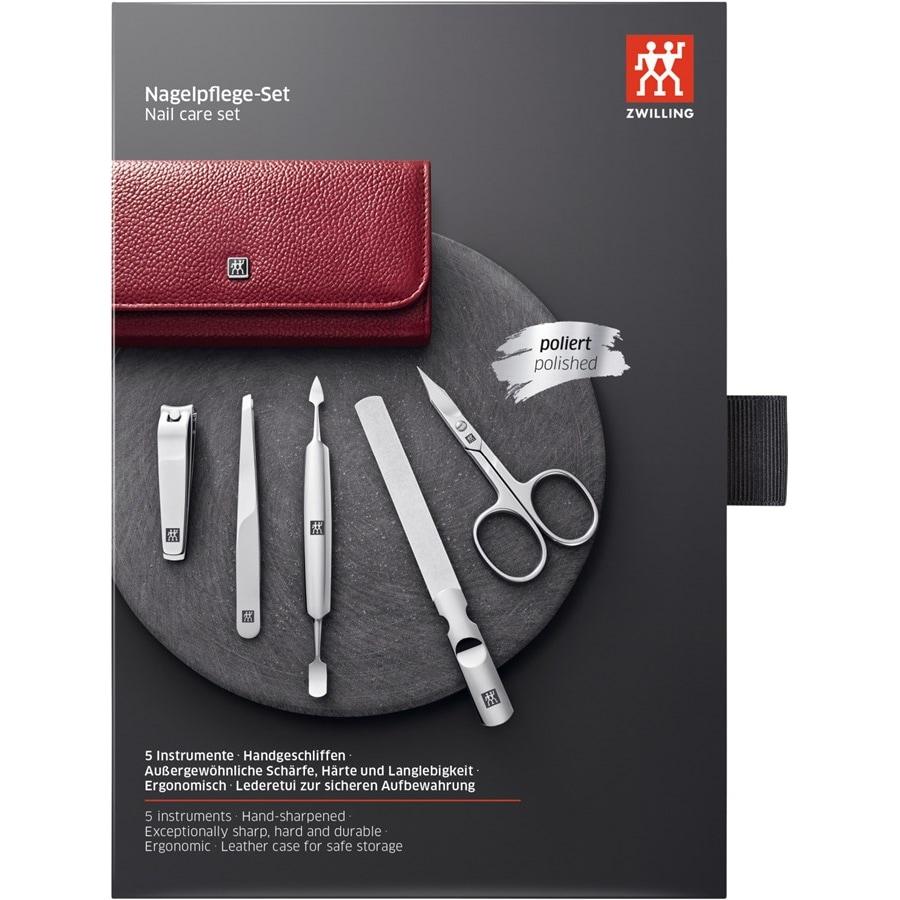 Sets 5-tlg. Maniküre/Pediküre-Etui Rotem Rindleder Von Zwilling Beauty