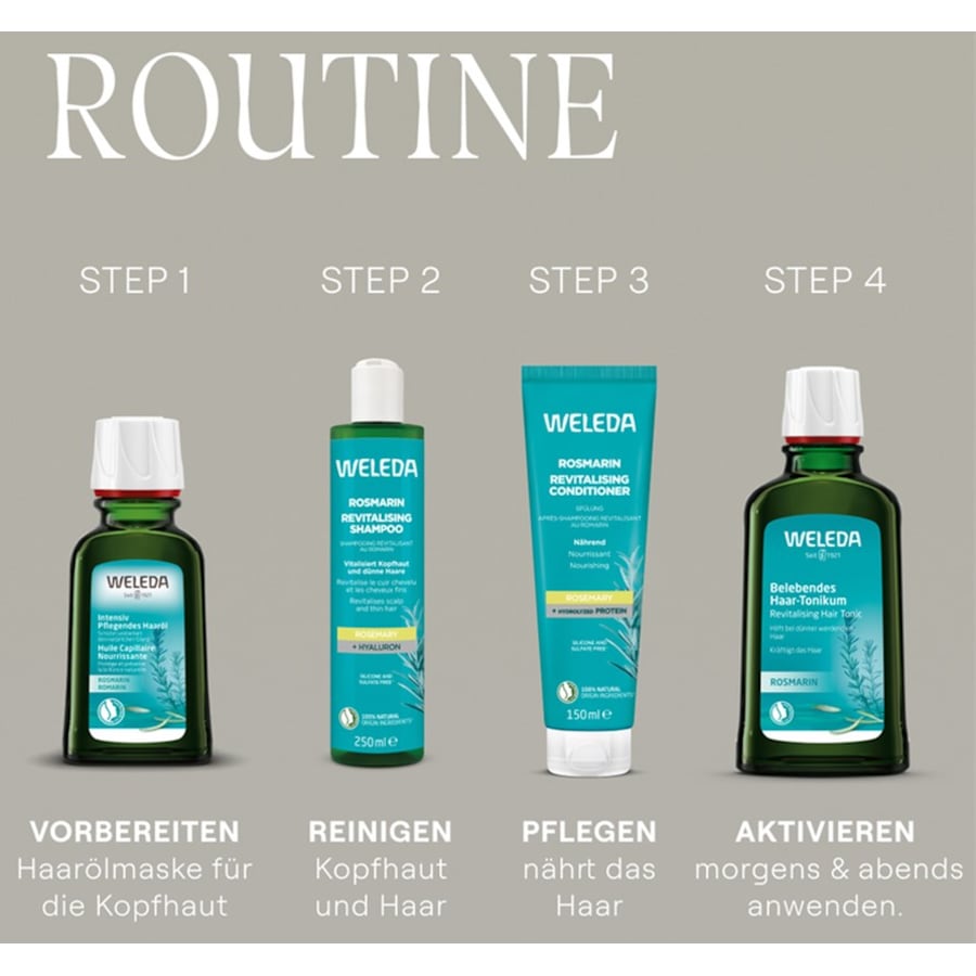 Shampoo Rosmarin Revitalising Shampoo Von Weleda