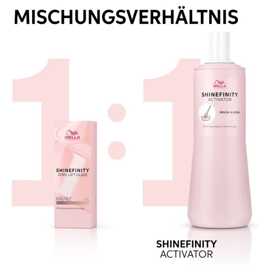 Shinefinity Activator 2% Brush & Bowl Von Wella