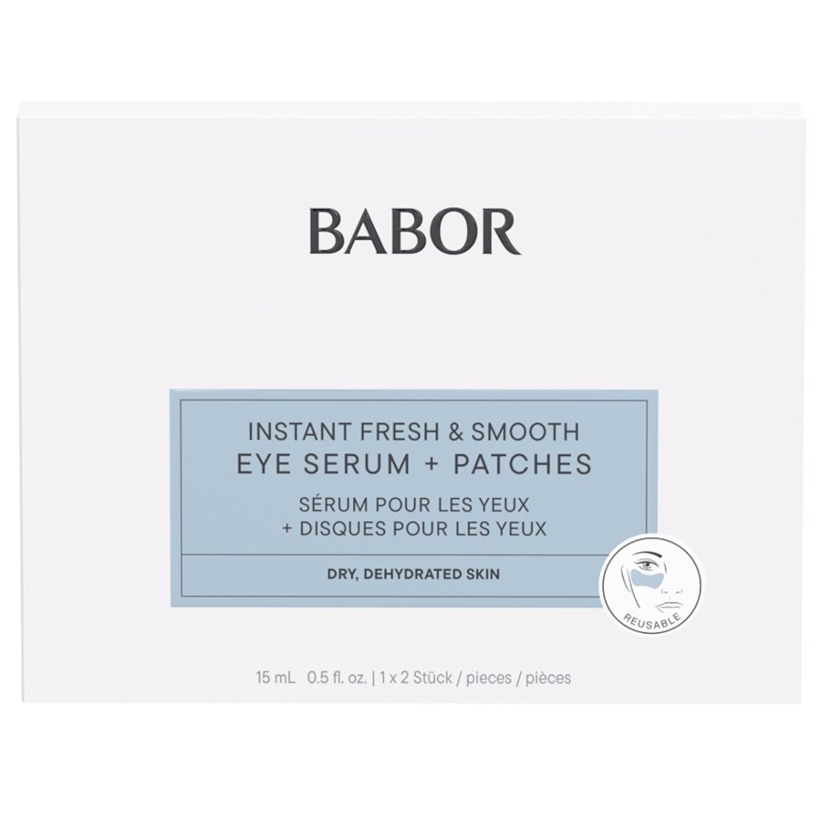 Skinovage Instant Fresh & Smooth Eye Serum + Patches Von BABOR