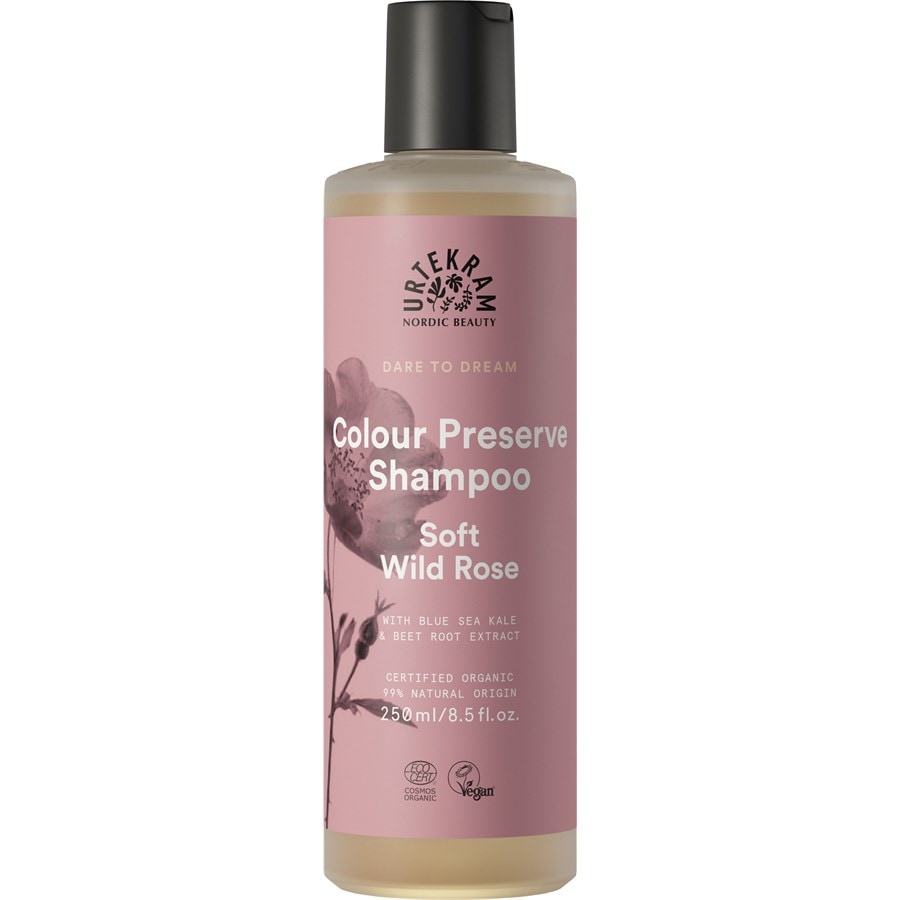 Soft Wild Rose Colour Preserve Shampoo von Urtekram