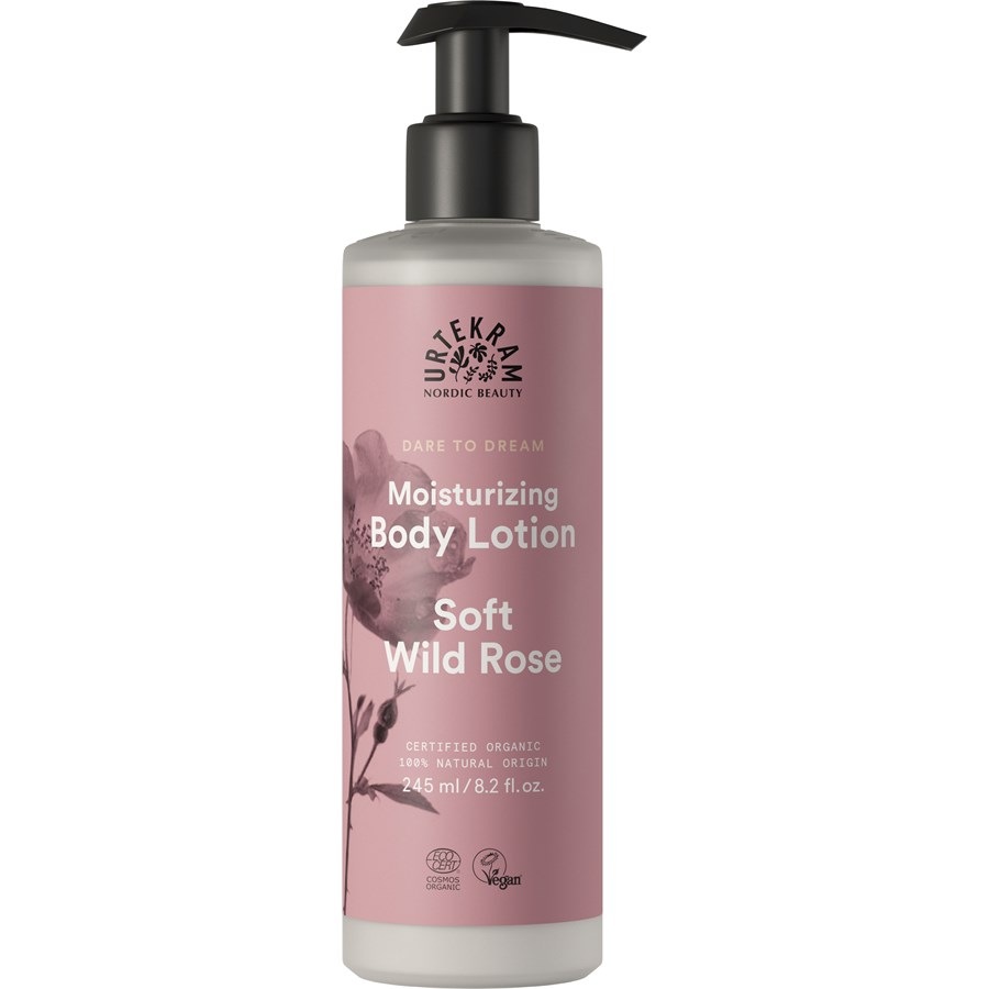 Soft Wild Rose Moisturizing Body Lotion von Urtekram