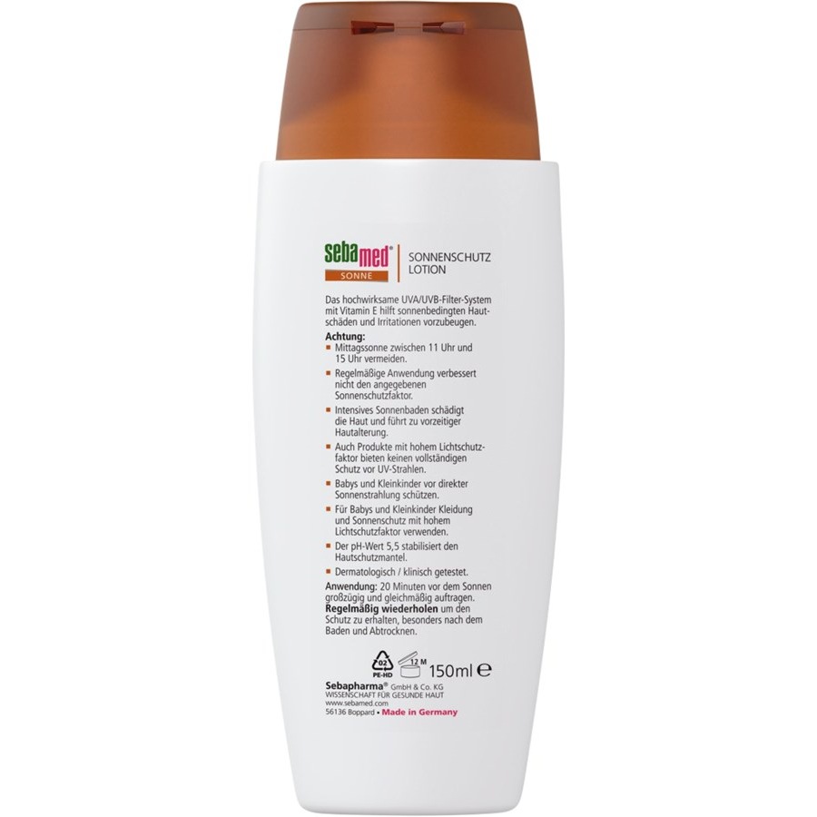 Sonne & Schutz Sonnenschutz Lotion 4-fach Sonnenschutzsystem Gegen Sonnenbrand Von Sebamed