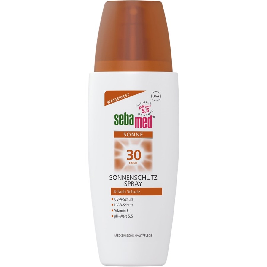 Sonne & Schutz Sonnenschutz Spray SPF 30 4-fach Sonnenschutzsystem gegen Sonnenbrand von sebamed