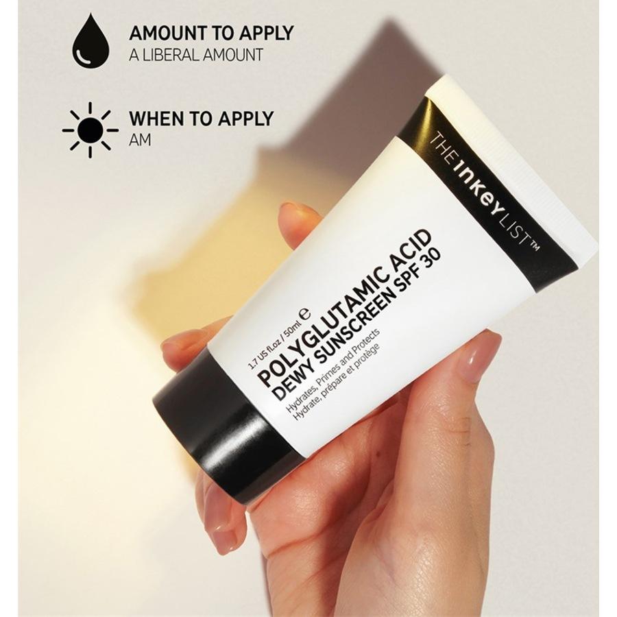 Sonnencreme Und Schutz Polyglutamic Acid Dewy Sunscreen SPF30 Von The INKEY List