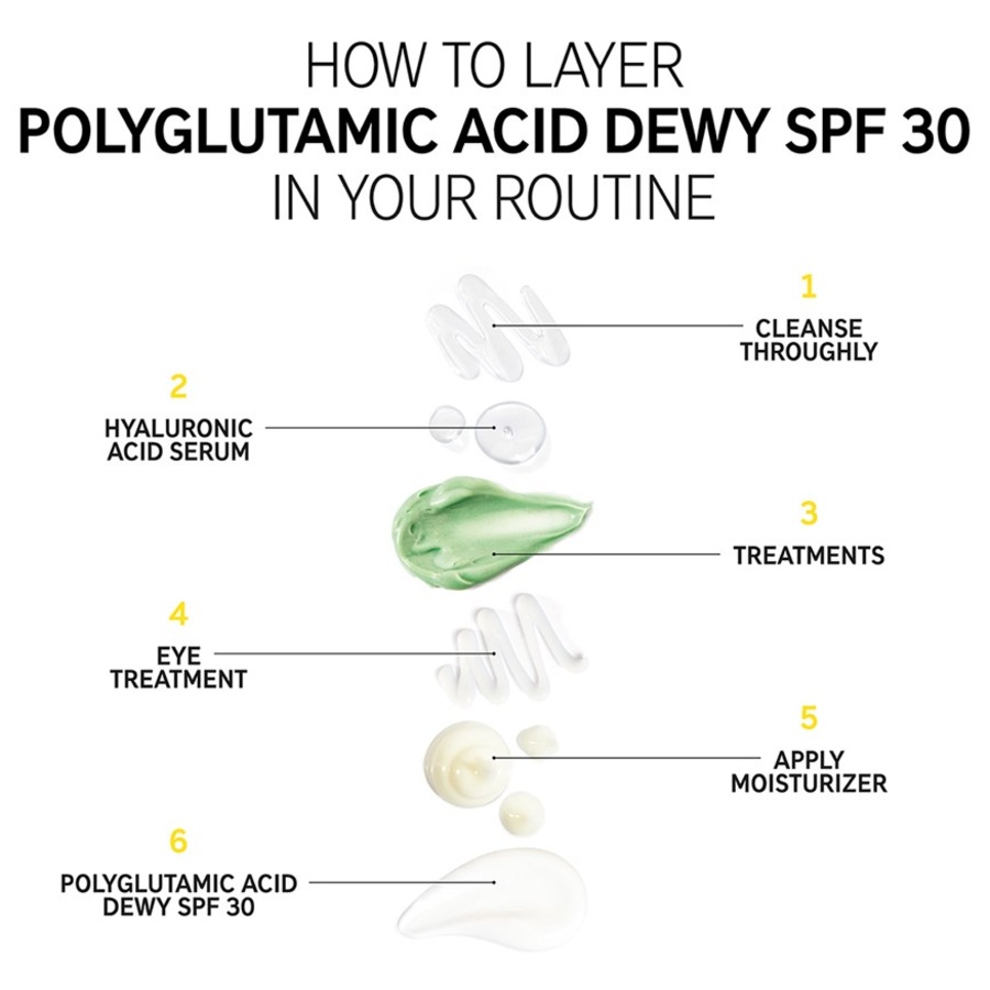 Sonnencreme Und Schutz Polyglutamic Acid Dewy Sunscreen SPF30 Von The INKEY List