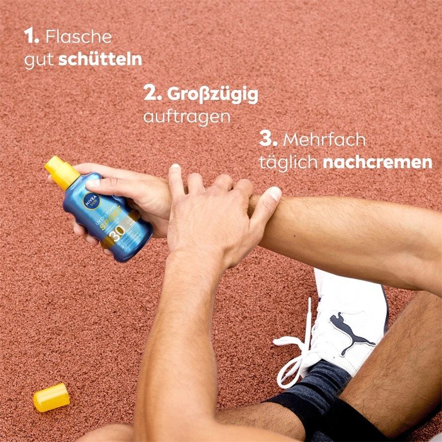 Sonnenschutz UV Dry Protect Sport Transparent LSF 30 Von NIVEA