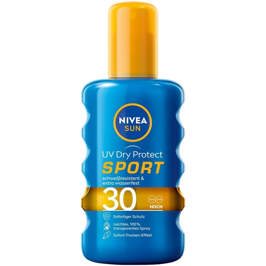 Sonnenschutz UV Dry Protect Sport Transparent LSF 30 von NIVEA