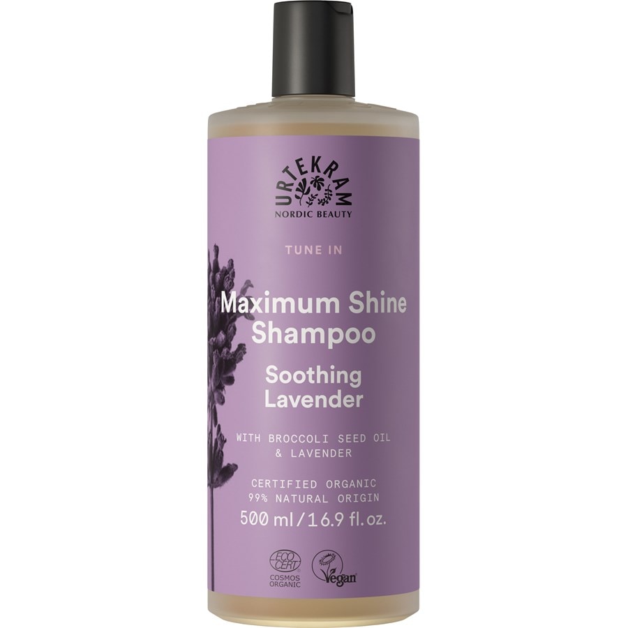 Soothing Lavender Maximum Shine Shampoo von Urtekram