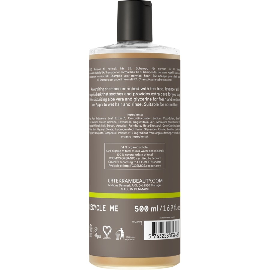 Special Hair Care Shampoo Tea Tree For Irritated Scalp Von Urtekram