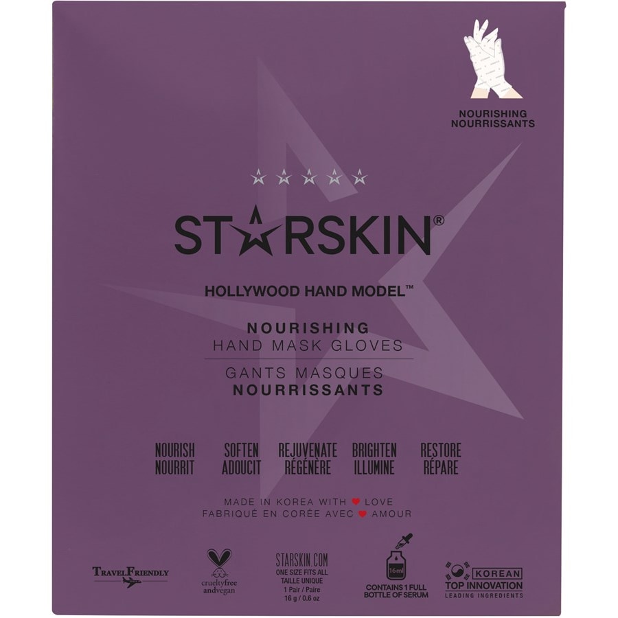 StarSkin Nourishing Hand Mask Gloves Hollywood Hand Model