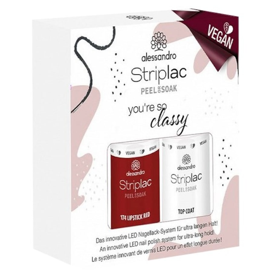Striplac Peel Or Soak Sets Classy Set - Vegan von Alessandro
