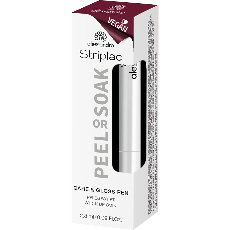 Striplac Peel Or Soak Zubehör Care & Gloss Finish von Alessandro
