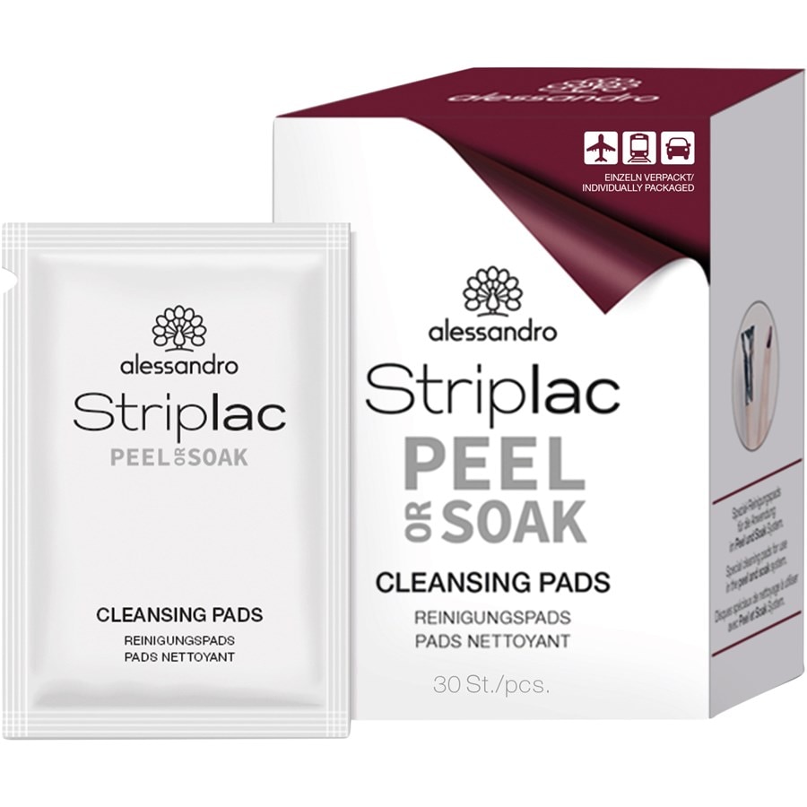 Striplac Peel Or Soak Zubehör Reinigungstücher Set von Alessandro