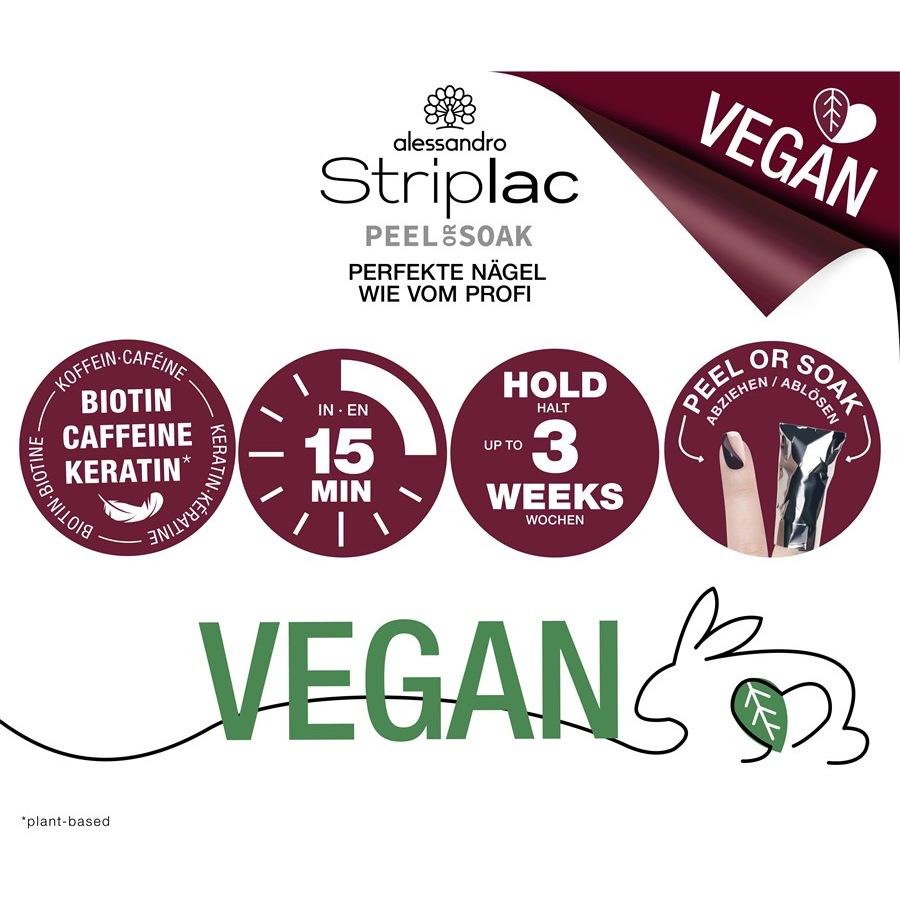 Striplac Peel Or Soak Zubehör Top Coat - Vegan Von Alessandro