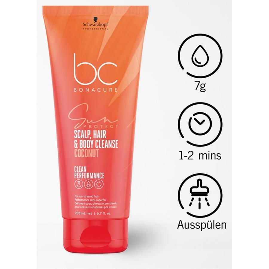 Sun Protect 3-in-1 Scalp Hair & Body Cleanse Von Schwarzkopf Professional