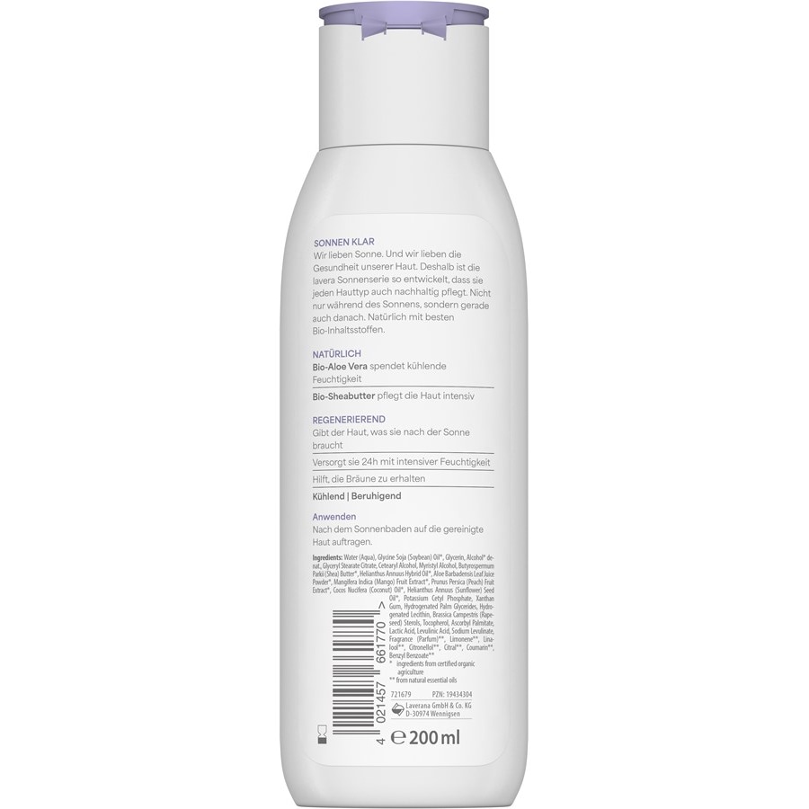 Sun Sensitiv After Sun Lotion Von Lavera