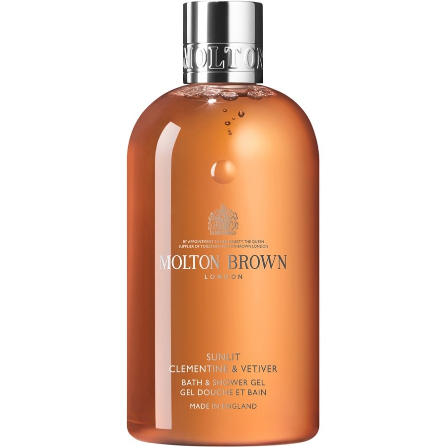 Sunlit Clementine & Vetiver Bath & Shower Gel von Molton Brown
